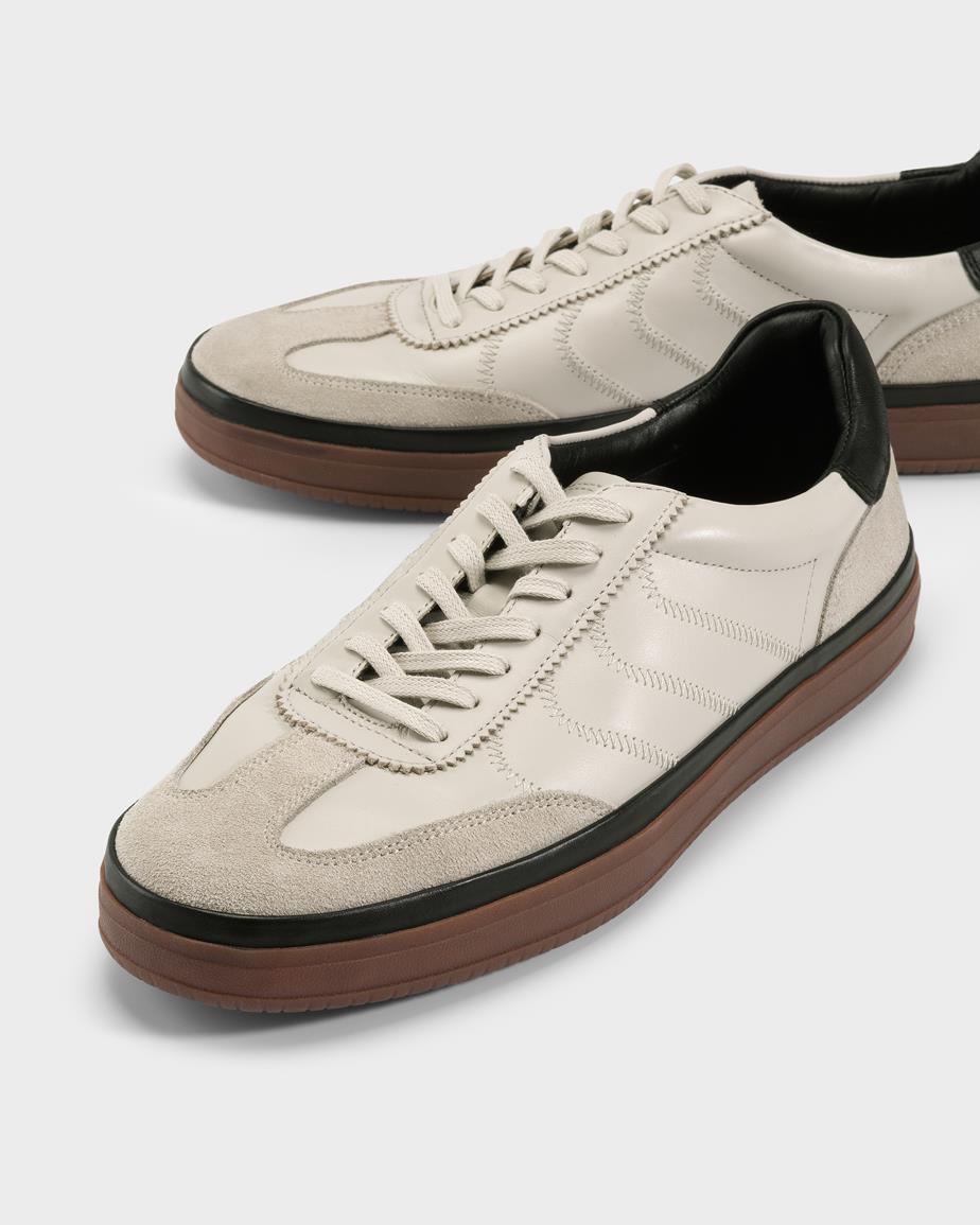 Vagabond Leo Sneaker - Beiges, Wildleder/Leder