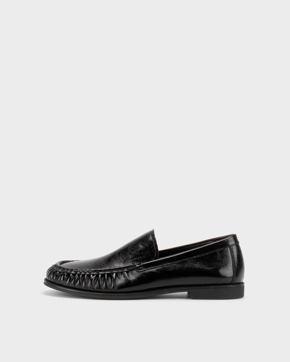 Vagabond Brandi Loafer - Schwarzes, Lackleder