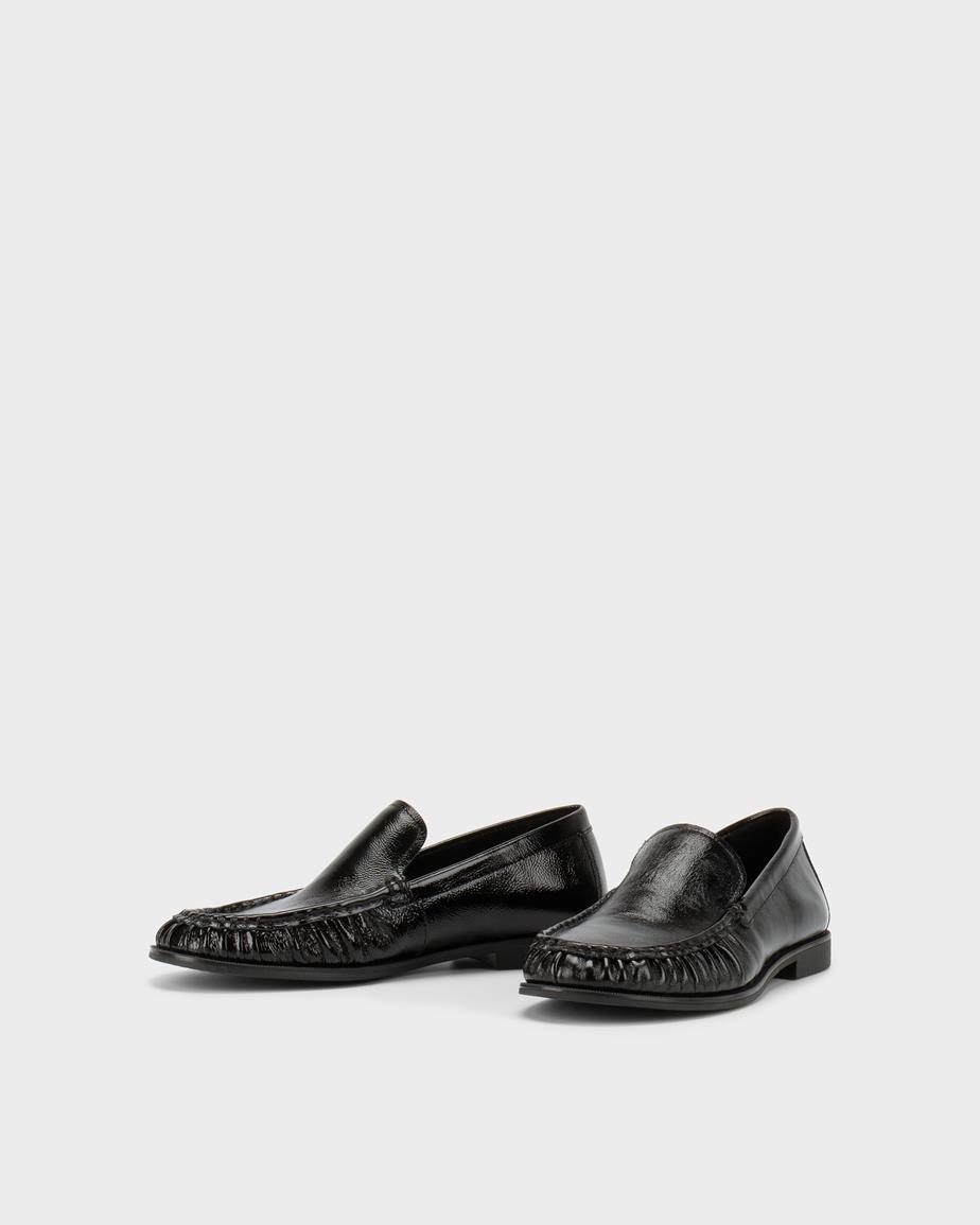Vagabond Brandi Loafer - Schwarzes, Lackleder