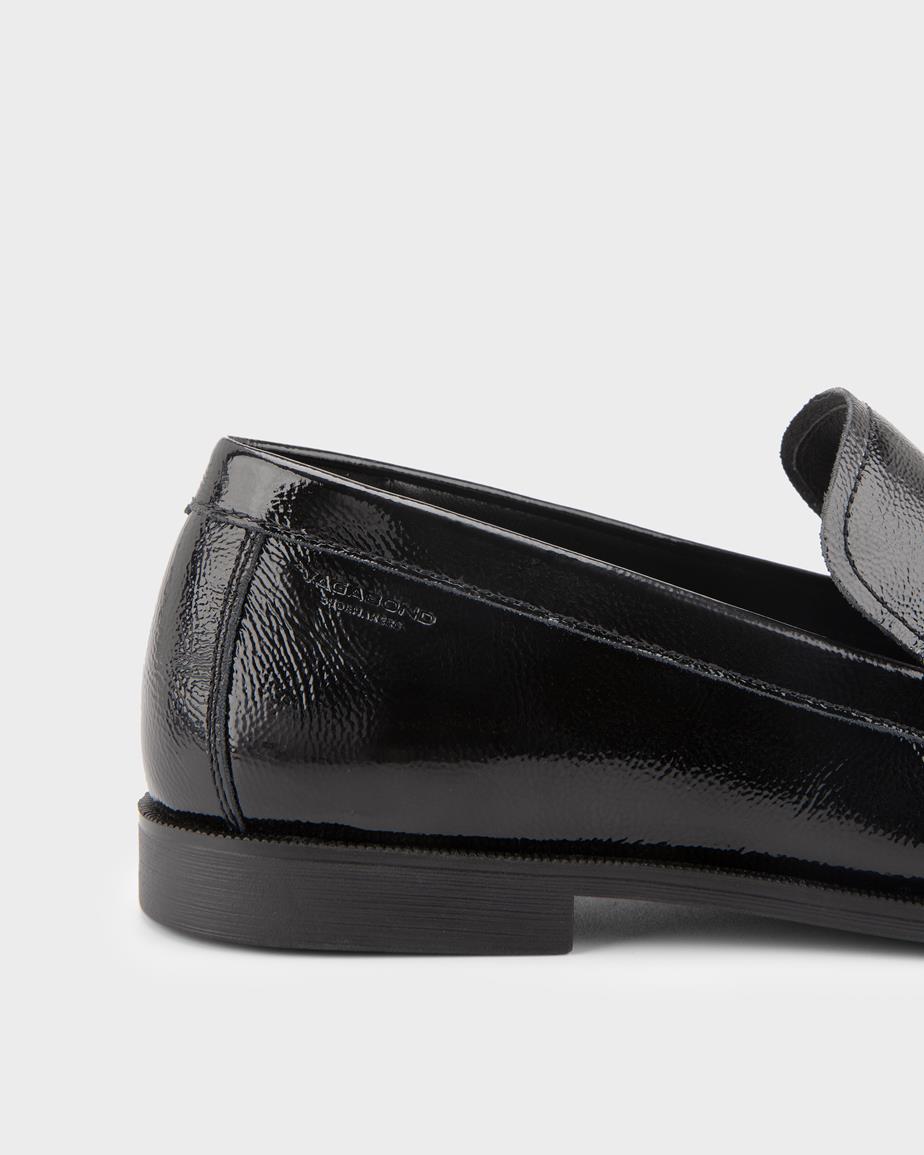 Vagabond Brandi Loafer - Schwarzes, Lackleder