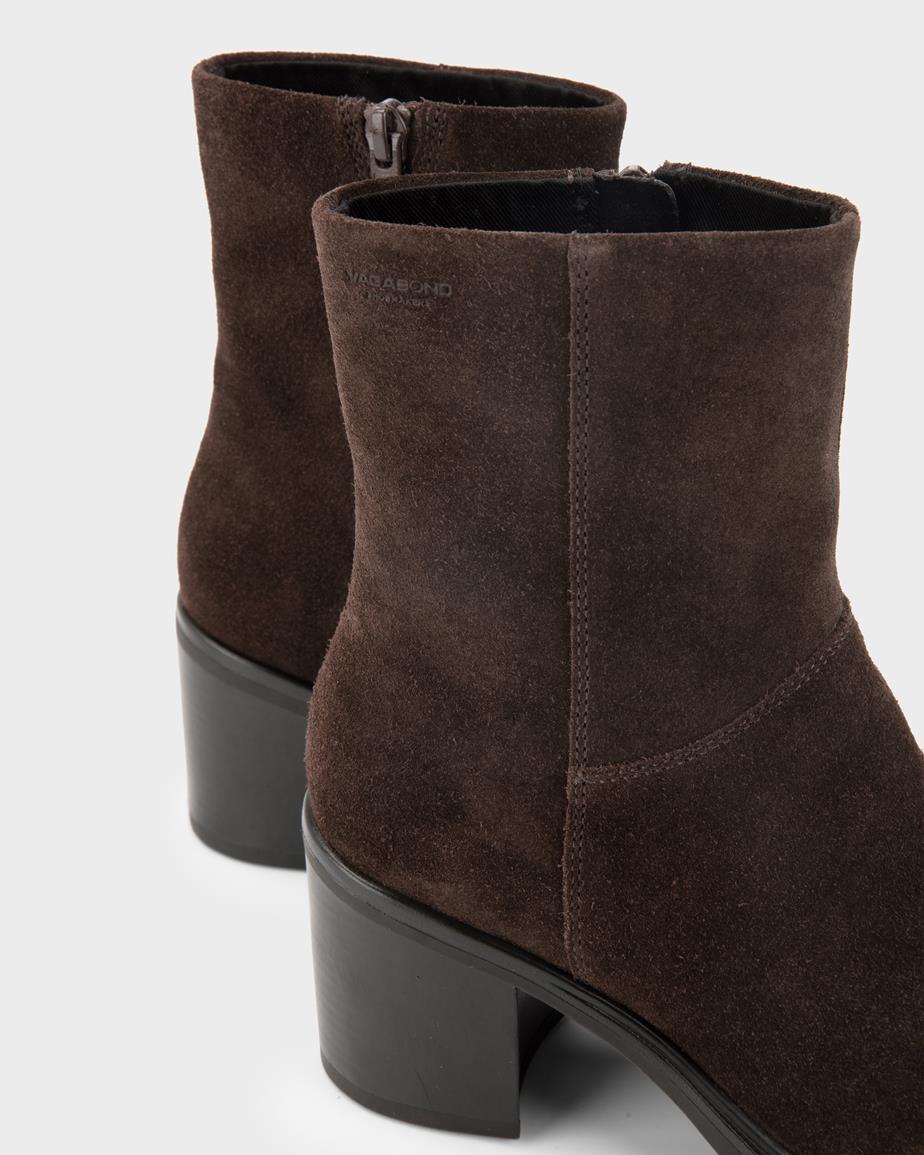 Vagabond Meryl Stiefel - Dunkelbraunes, Veloursleder