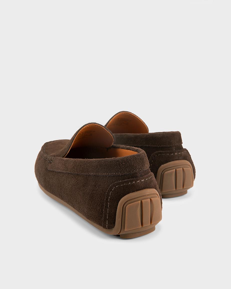Vagabond Lorenzo Loafer - Dunkelbraunes, Veloursleder