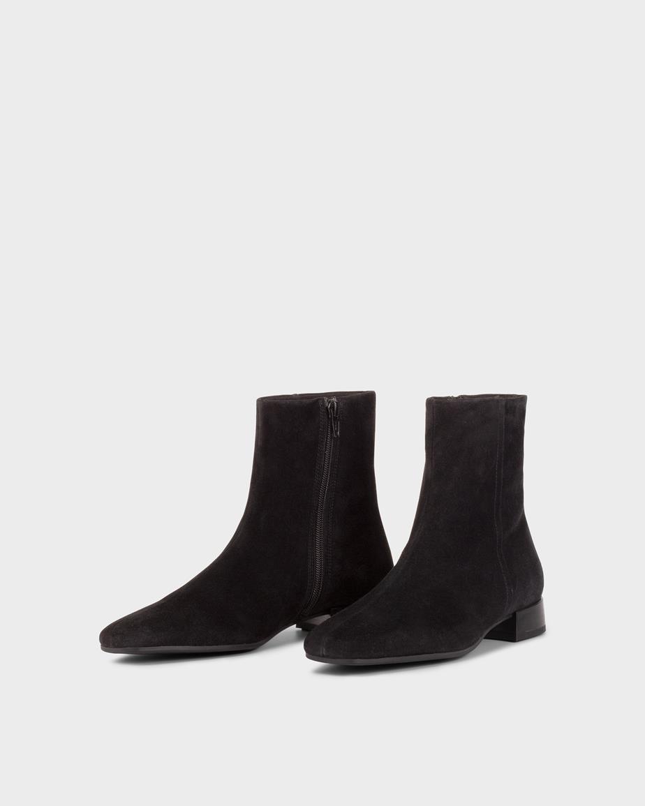Vagabond Mona Stiefeletten - Schwarzes, Veloursleder