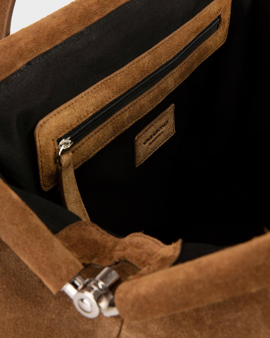 Vagabond Louisiana Tasche - Braunes, Veloursleder