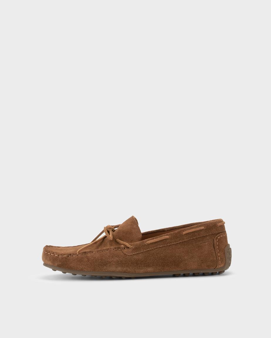 Vagabond Larissa Loafer - Braunes, Veloursleder