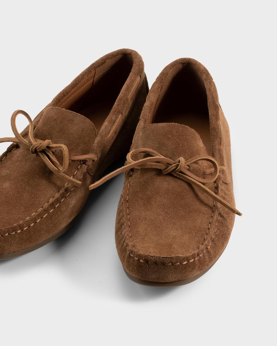 Vagabond Larissa Loafer - Braunes, Veloursleder