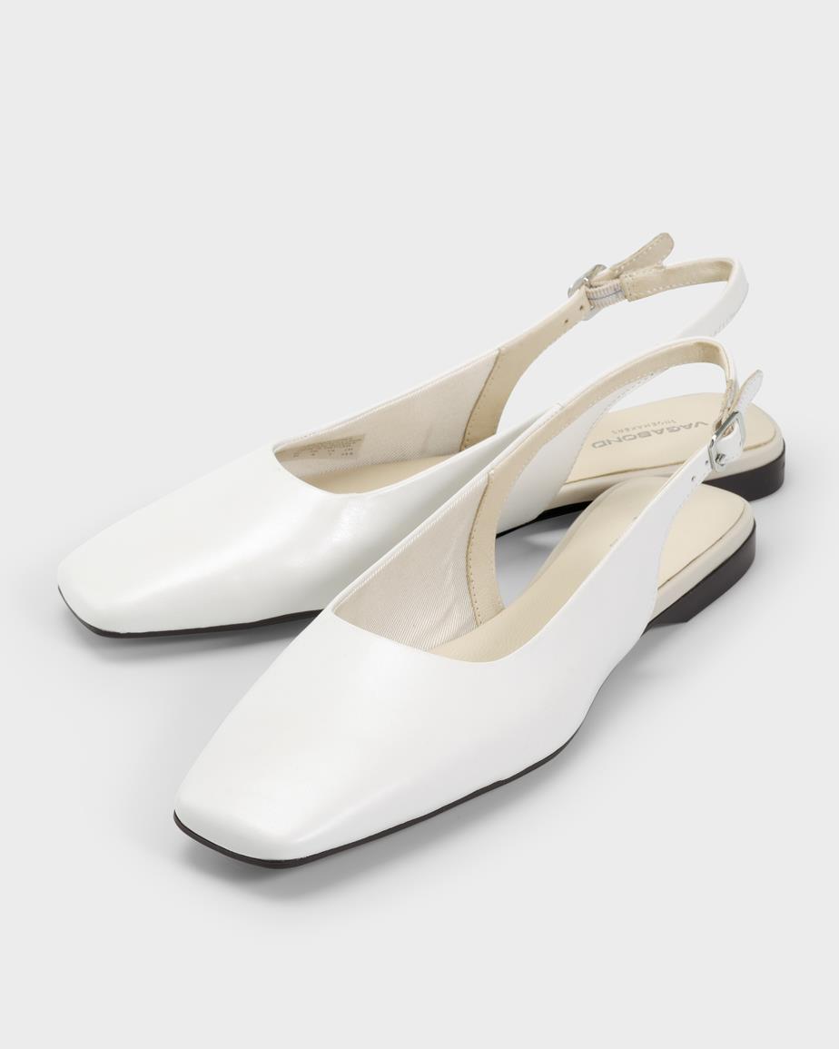 Vagabond Delia Ballerinas - Weißes, Leder