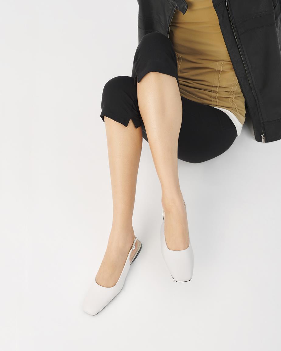 Vagabond Delia Ballerinas - Weißes, Leder