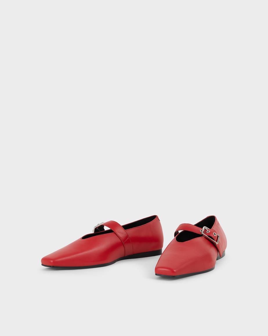 Vagabond Wioletta Ballerinas - Rotes, Leder