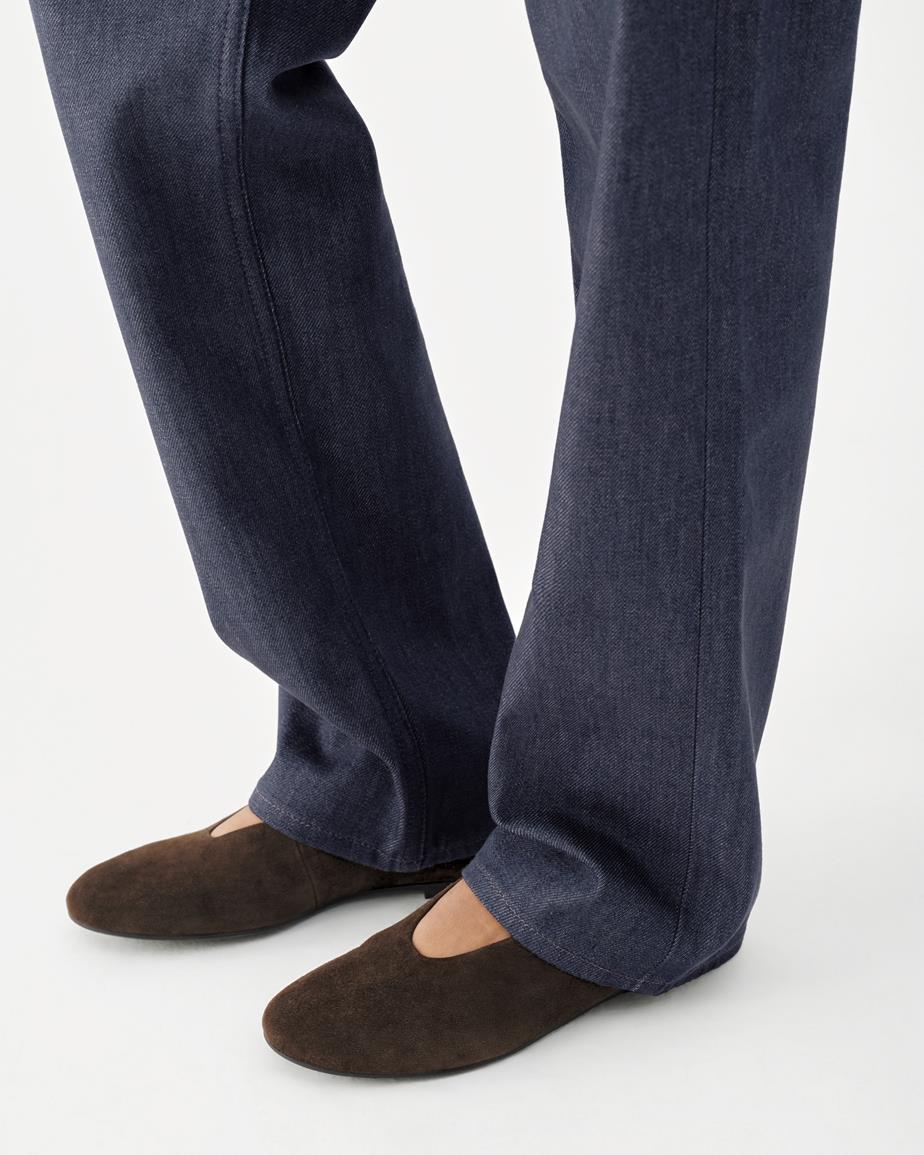 Vagabond Aleya Ballerinas - Braunes, Veloursleder