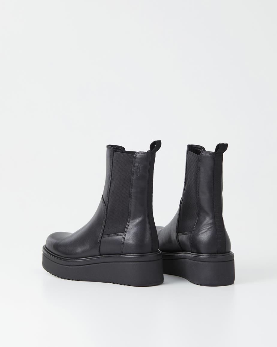 Vagabond Tara Chelsea Boots - Schwarzes, Leder