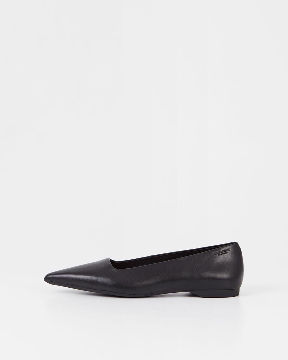 Vagabond Hermine Ballerinas - Schwarzes, Leder