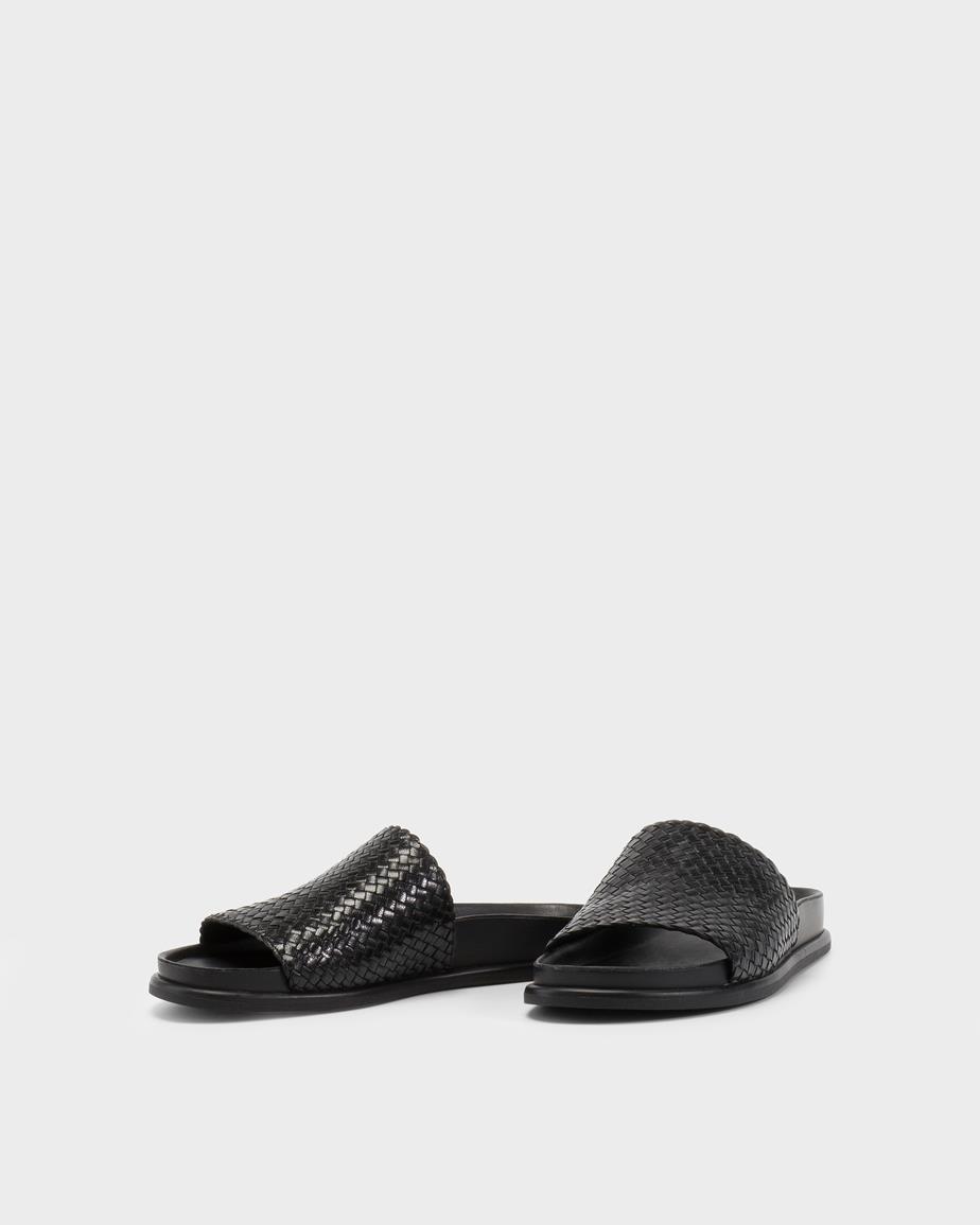 Vagabond Effie Sandalen - Schwarzes, Geflochtenes Leder