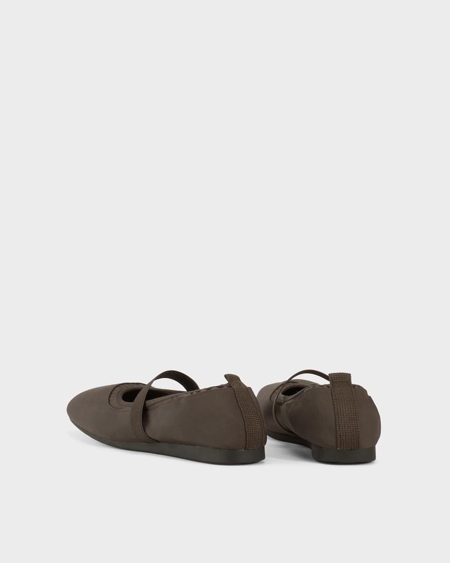Vagabond Hillary Ballerinas - Dunkelbraunes, Textil