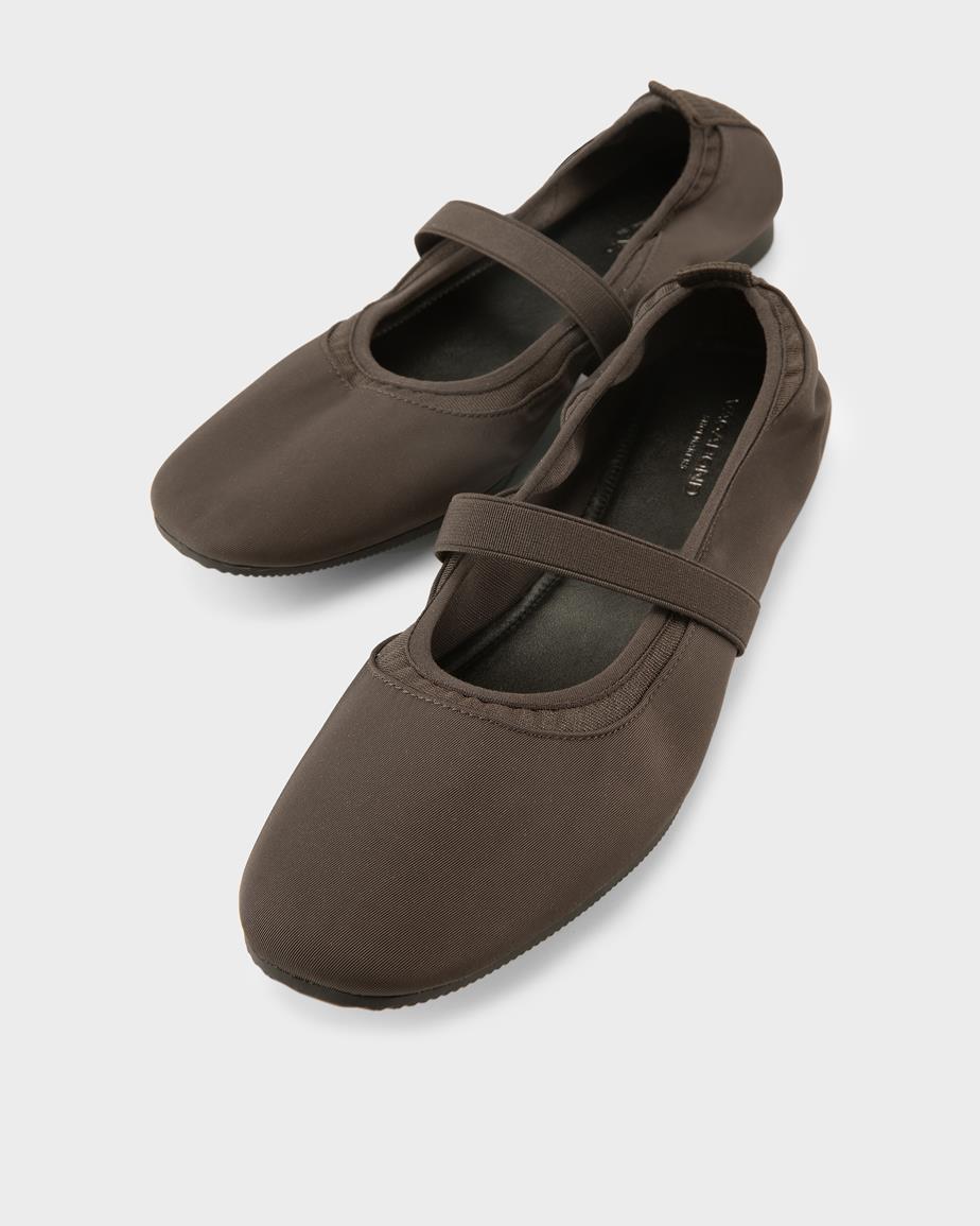 Vagabond Hillary Ballerinas - Dunkelbraunes, Textil