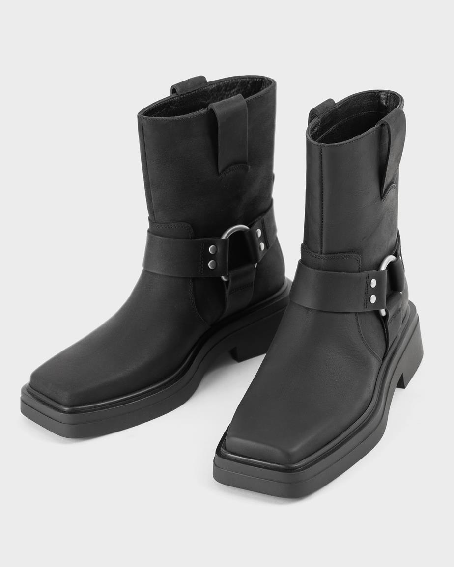 Vagabond Eyra Stiefel - Schwarzes, Geöltes Nubukleder