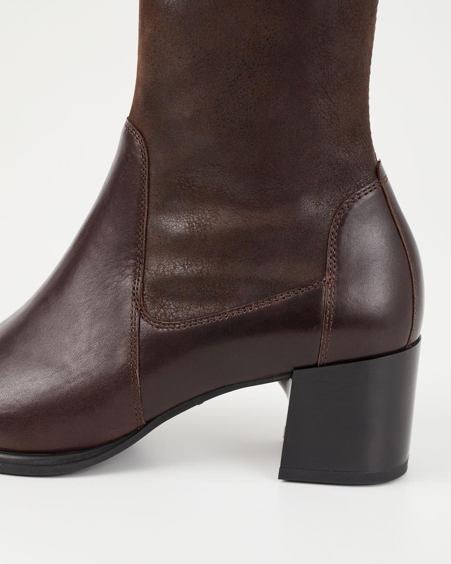Vagabond Giselle Stiefeletten - Braunes, Leder/Kombination