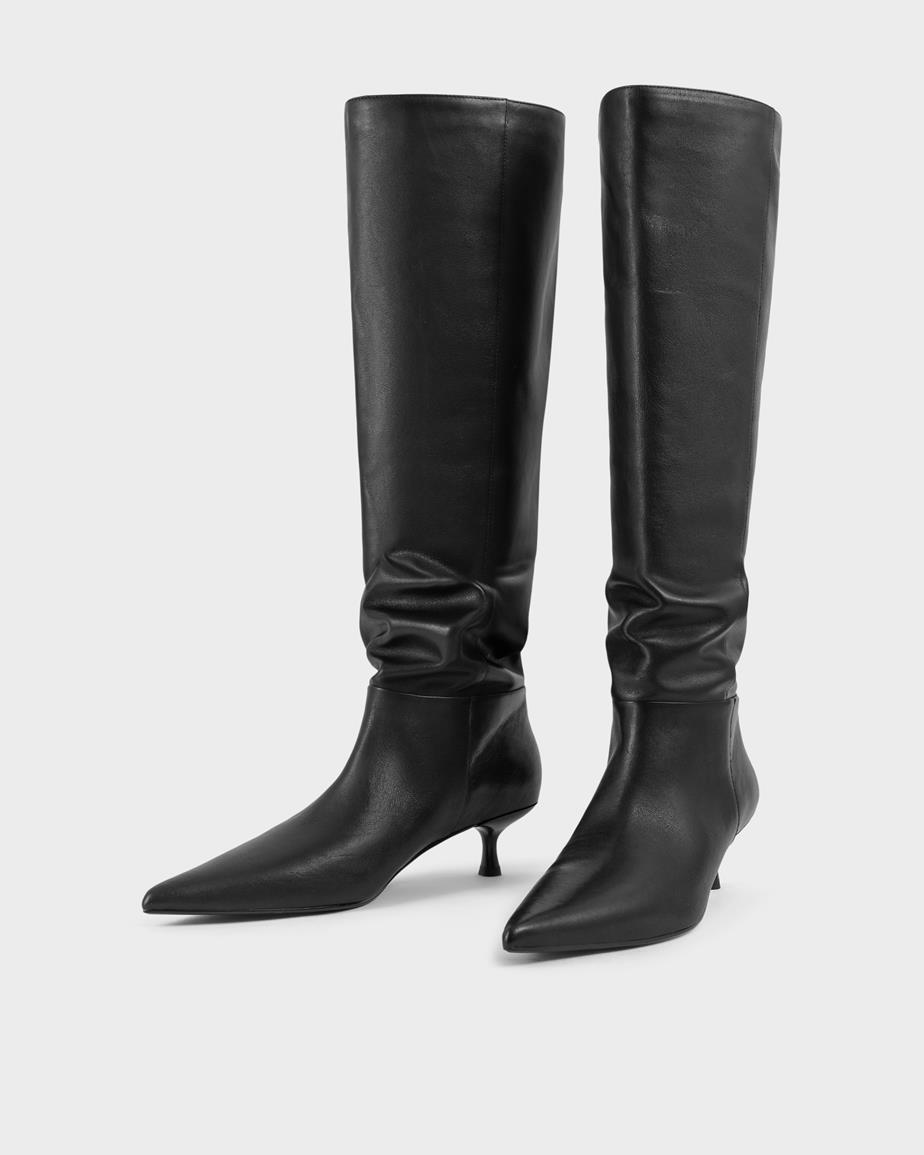 Vagabond Lykke Hohe Stiefel - Schwarzes, Leder