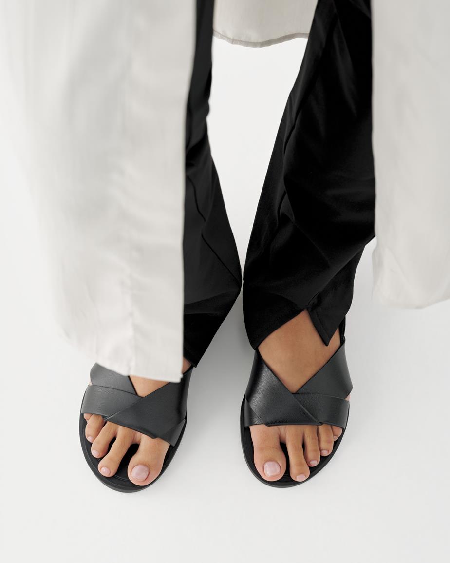 Vagabond Tia 2.0 Sandalen - Schwarzes, Leder