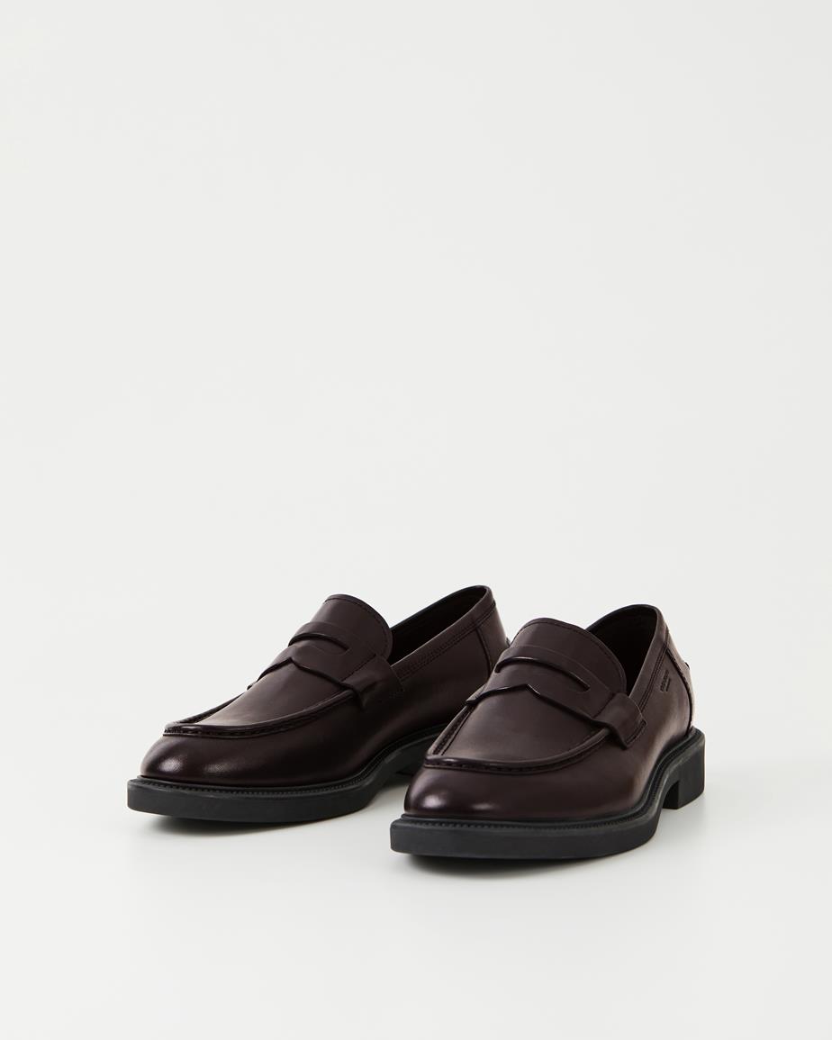 Vagabond Alex W Loafer - Braunes, Poliertes Leder