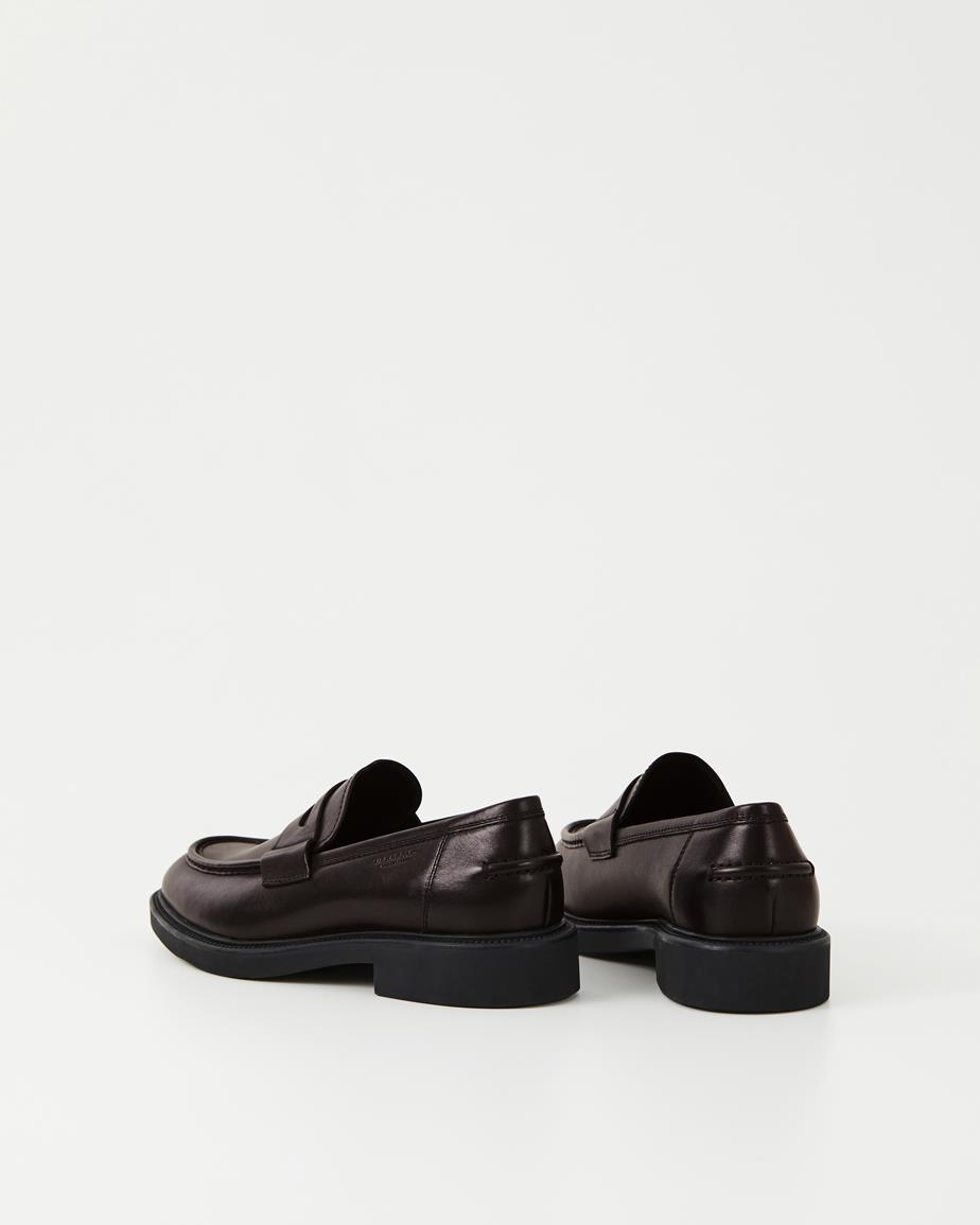Vagabond Alex W Loafer - Braunes, Poliertes Leder