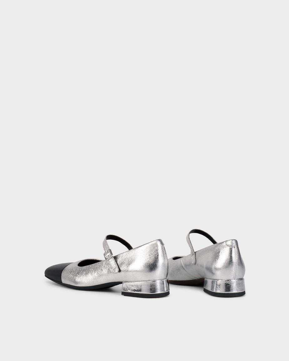 Vagabond Debbi Pumps - Silber, Leder/Metallic