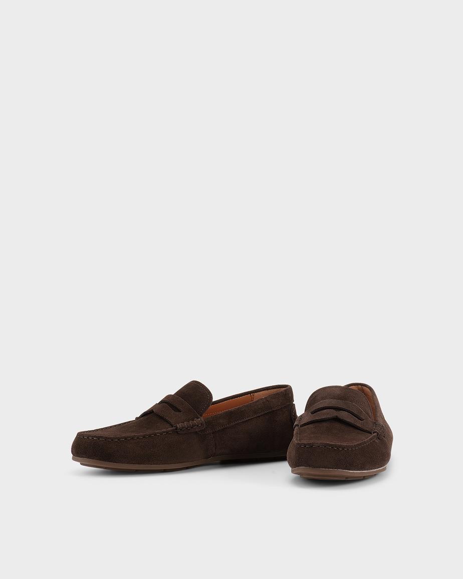 Vagabond Lorenzo Loafer - Dunkelbraunes, Veloursleder