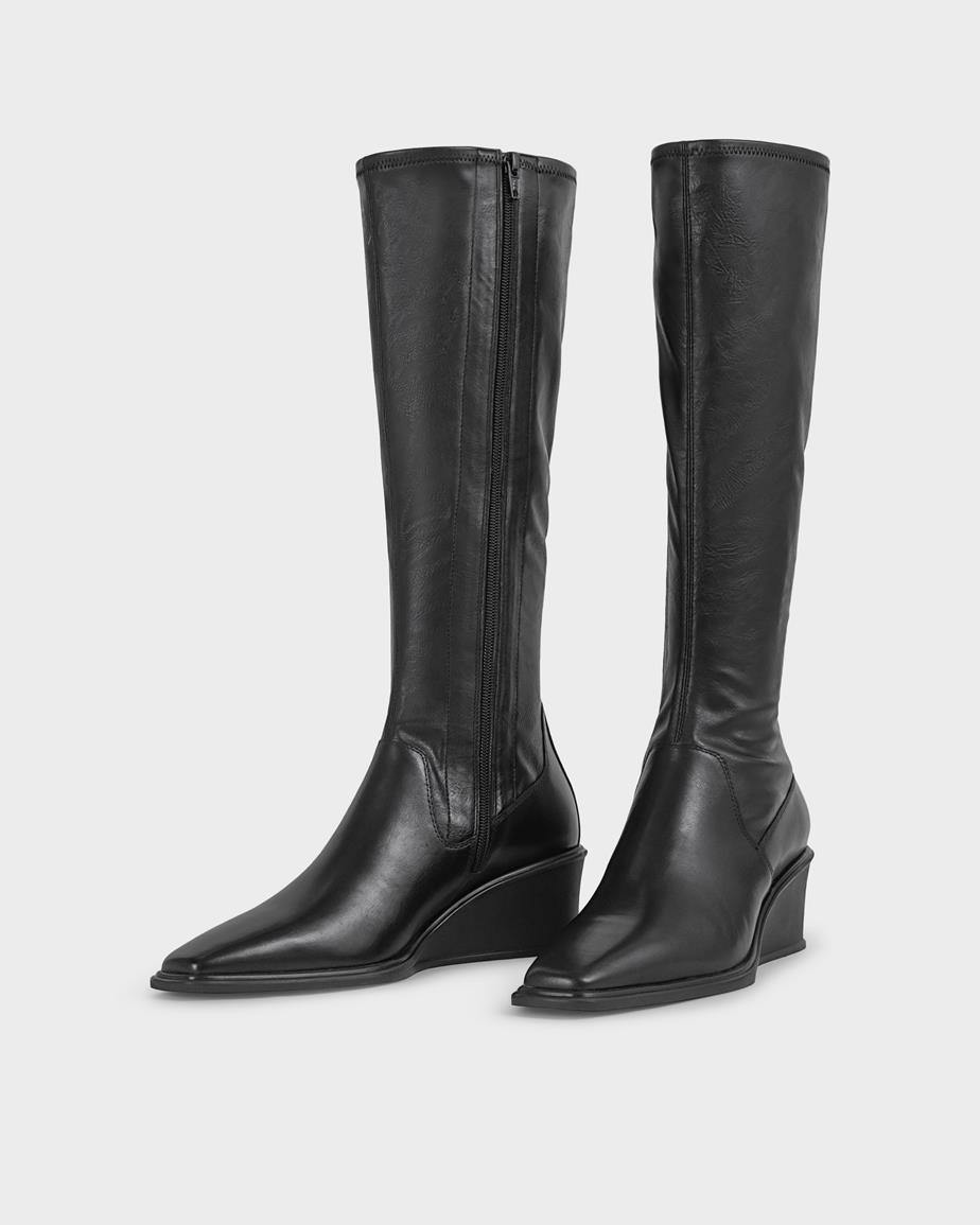 Vagabond Aino Hohe Stiefel - Schwarzes, Leder/Kombination
