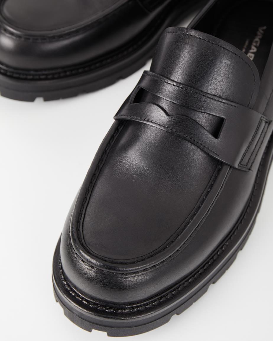Vagabond Cameron Loafer - Schwarzes, Leder