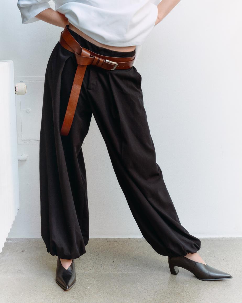 Vagabond Double Wrap Belt - Braunes, Leder