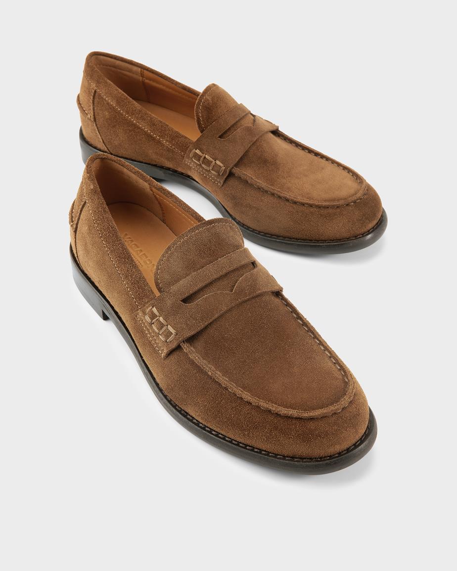 Vagabond Steven Loafer - Braunes, Veloursleder