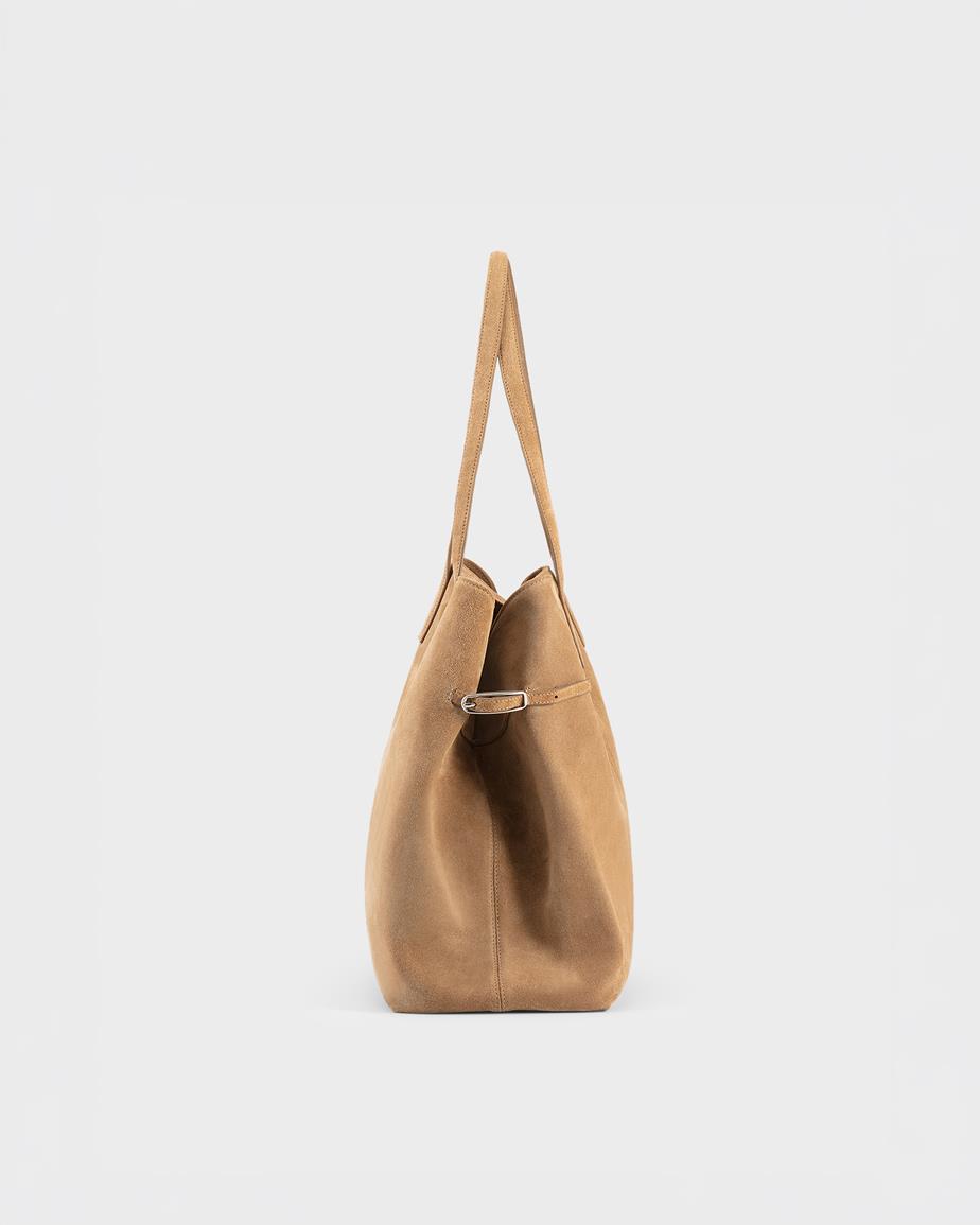 Vagabond Cannes Tasche - Beiges, Veloursleder