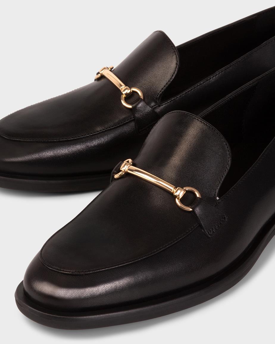 Vagabond Heidi Loafer - Schwarzes, Leder