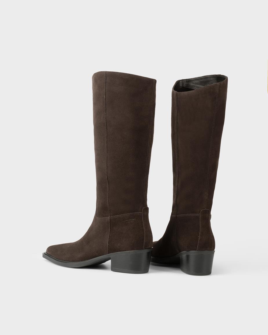 Vagabond Kelsey Hohe Stiefel - Braunes, Veloursleder