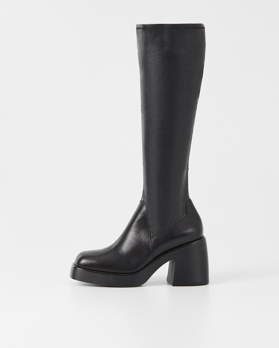 Vagabond Brooke Hohe Stiefel - Schwarzes, Leder/Kombination