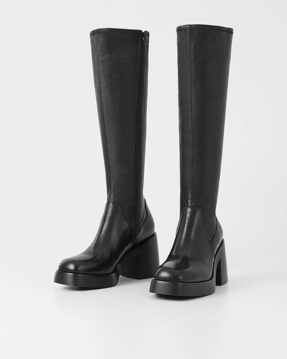 Vagabond Brooke Hohe Stiefel - Schwarzes, Leder/Kombination