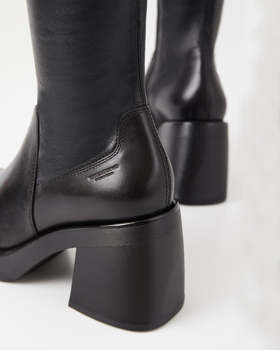 Vagabond Brooke Hohe Stiefel - Schwarzes, Leder/Kombination