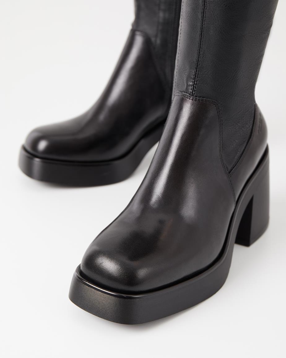 Vagabond Brooke Hohe Stiefel - Schwarzes, Leder/Kombination