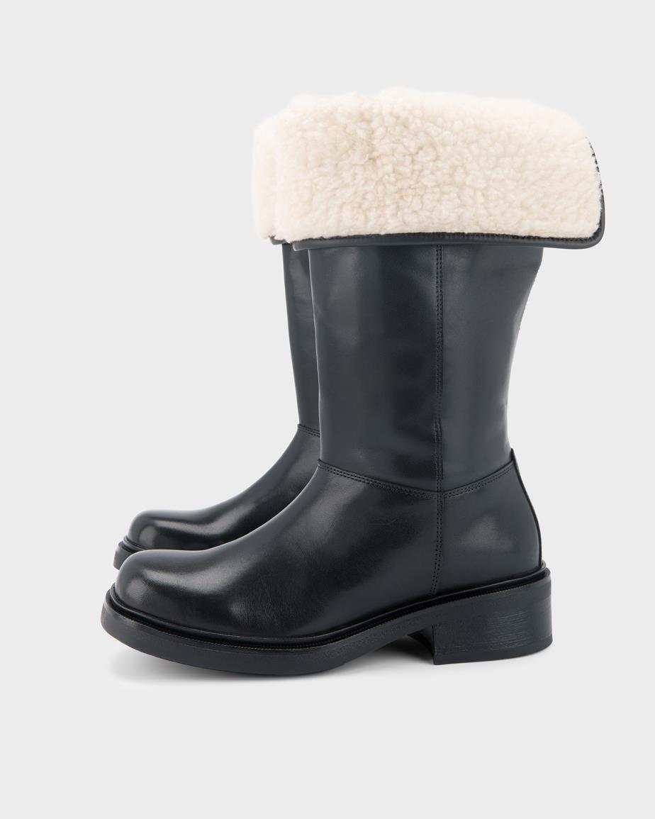 Vagabond Karlie Stiefel - Schwarzes, Leder