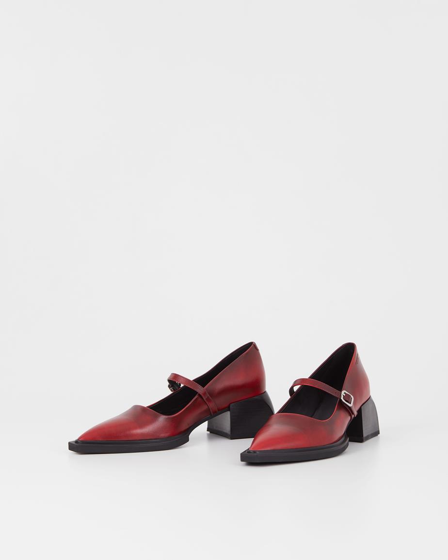 Vagabond Vivian Pumps - Rotes, Gebürstet Leder