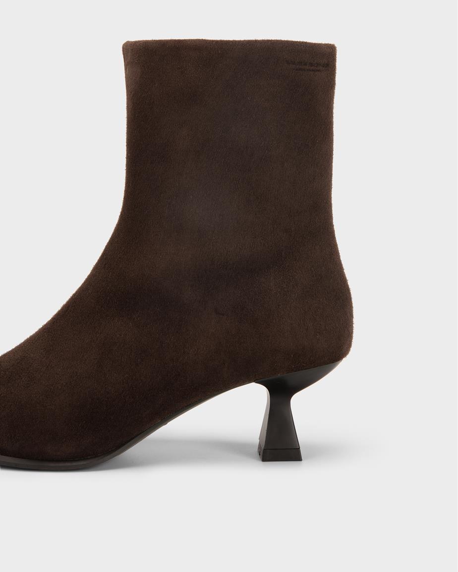 Vagabond Elly Stiefel - Dunkelbraunes, Veloursleder