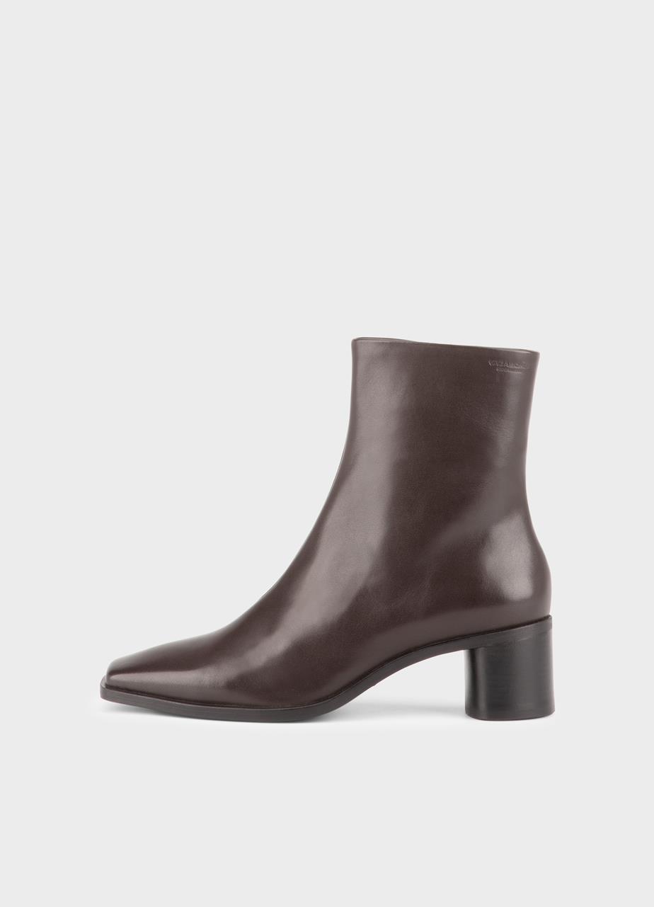 Vagabond Fay Stiefeletten - Dunkelbraunes, Leder