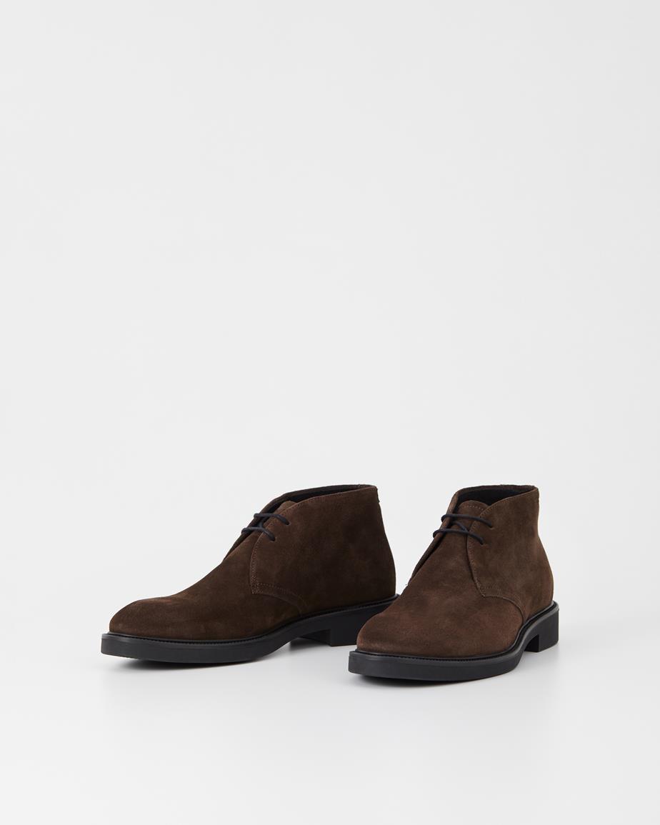 Vagabond Alex M Stiefel - Dunkelbraunes, Veloursleder