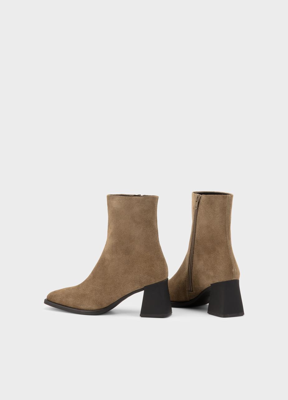 Vagabond Hedda Stiefel - Dunkelbraunes, Veloursleder