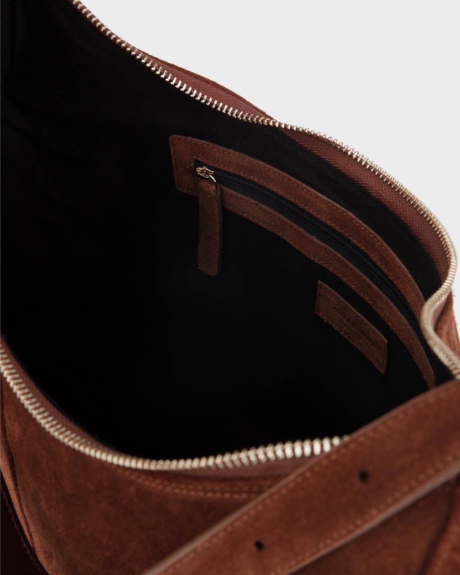 Vagabond Hilo Tasche - Braunes, Veloursleder