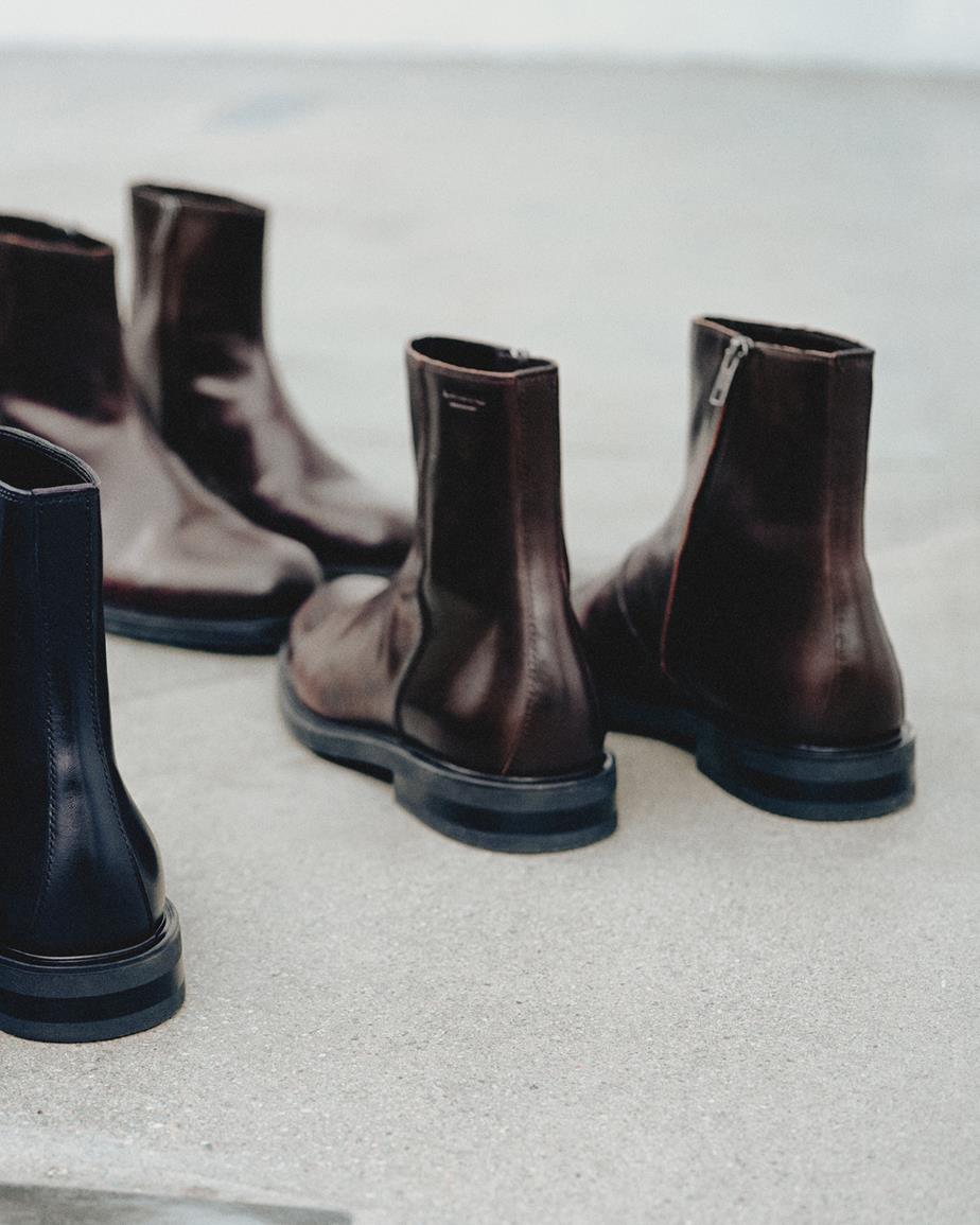 Vagabond Floyd Stiefel - Dunkelbraunes, Leder