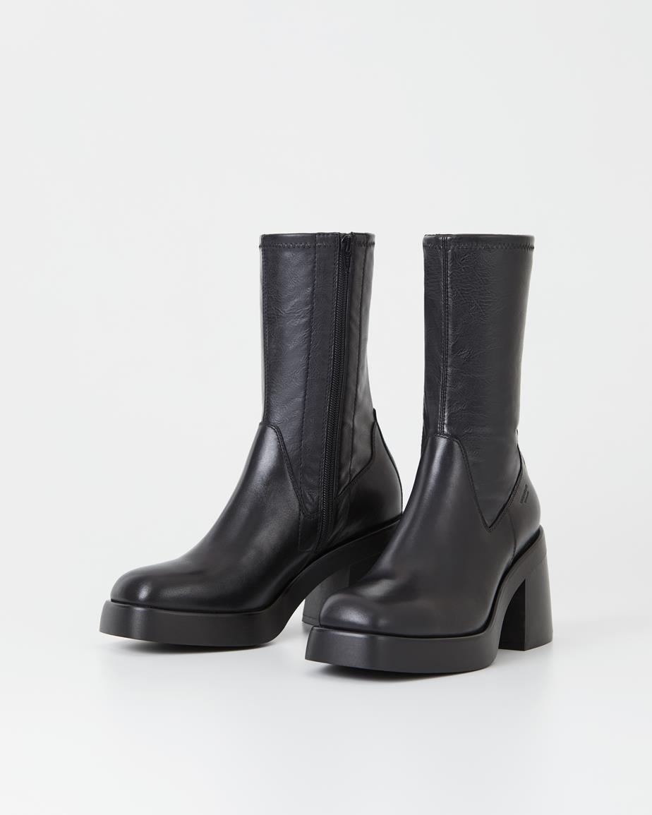 Vagabond Brooke Stiefel - Schwarzes, Leder/Kombination
