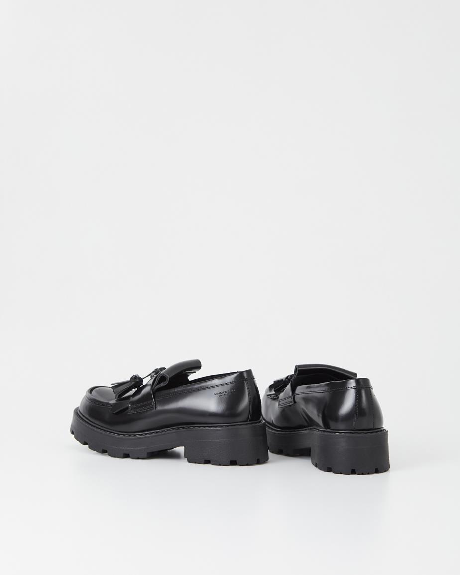 Vagabond Cosmo 2.0 Loafer - Schwarzes, Poliertes Leder