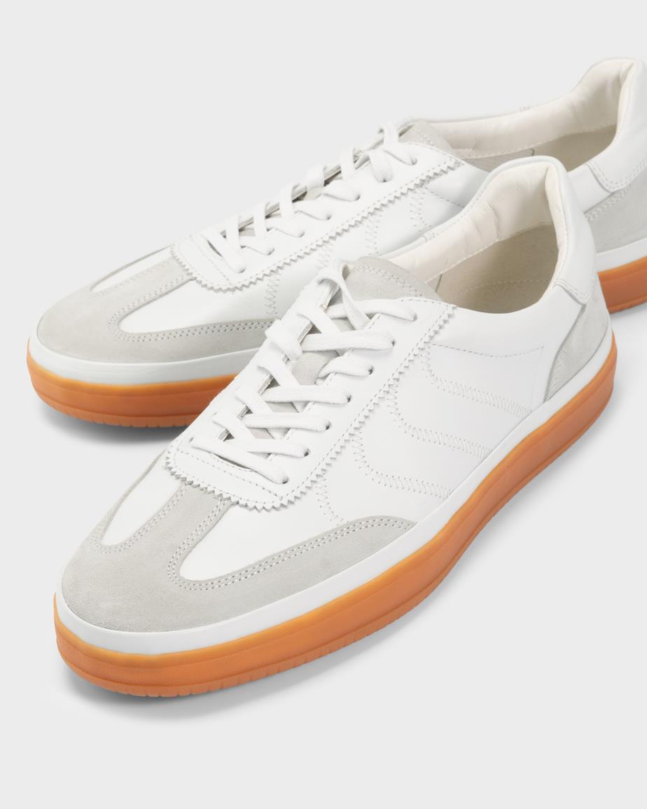 Vagabond Leo Sneaker - Weißes, Wildleder/Leder
