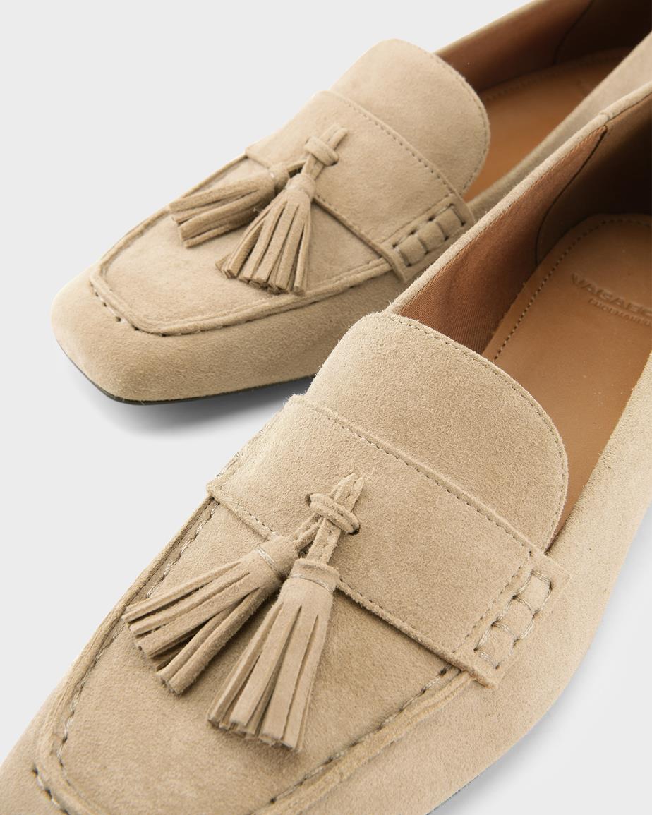 Vagabond Debbi Loafer - Beiges, Veloursleder